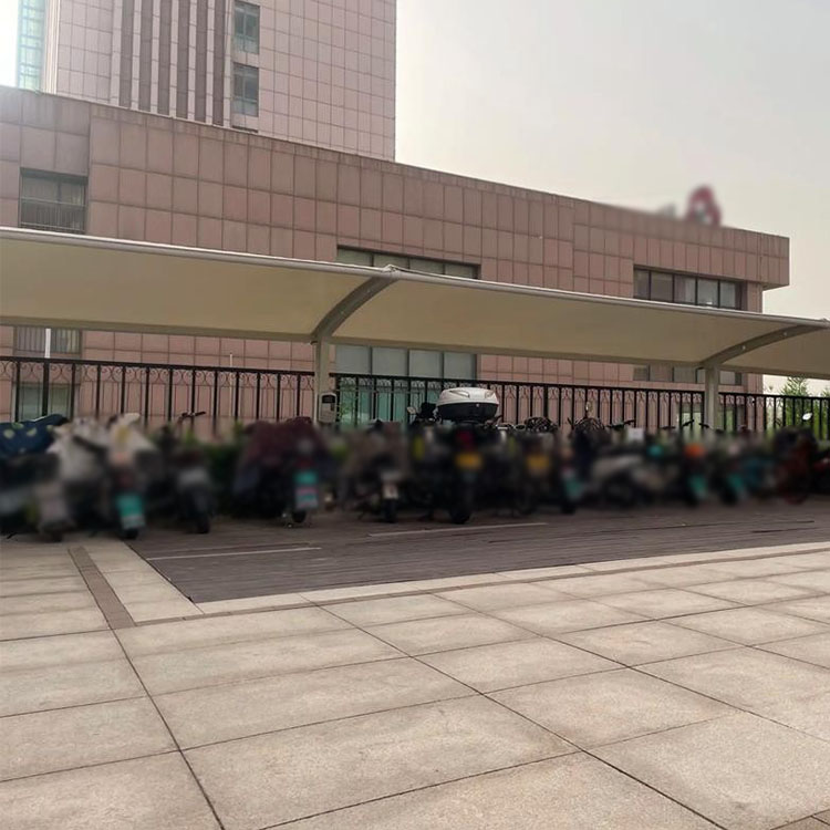 丁青县膜结构电动车棚