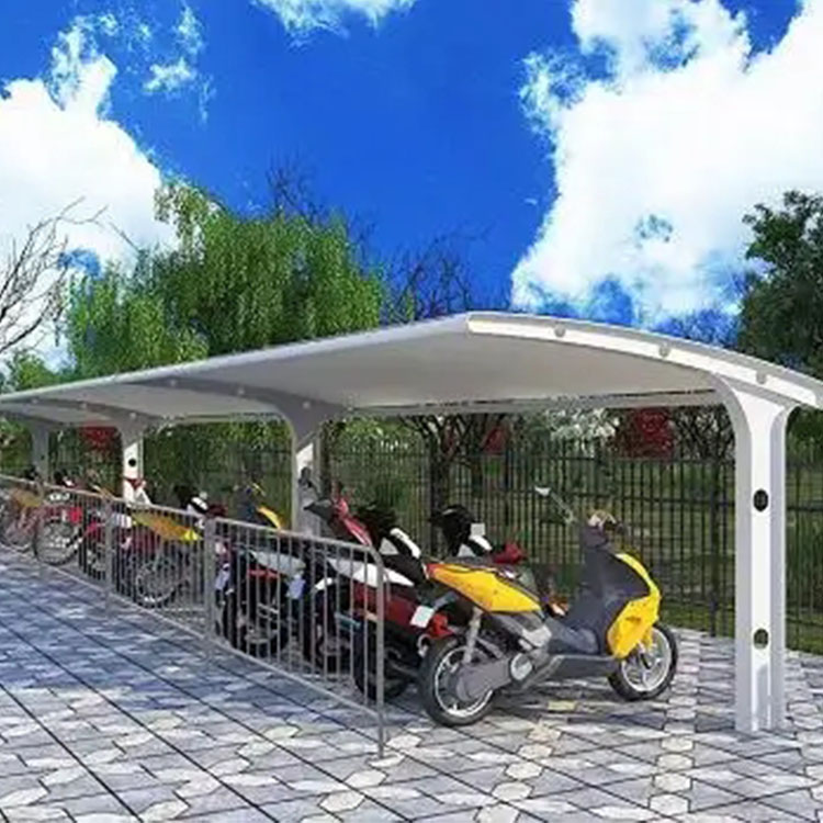 丁青县膜结构电动车棚